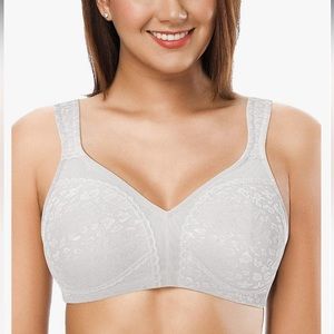 ZeroBound Women's Minimizer Bras Comfort Cushion Strap Wirefree Full Coverage